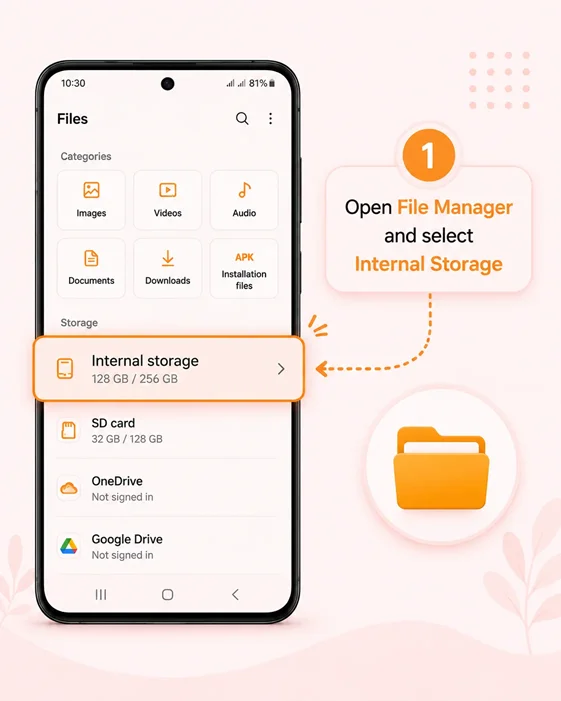 internal storage
