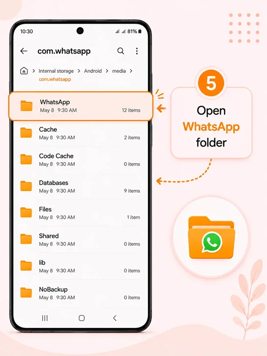 whatsapp to media