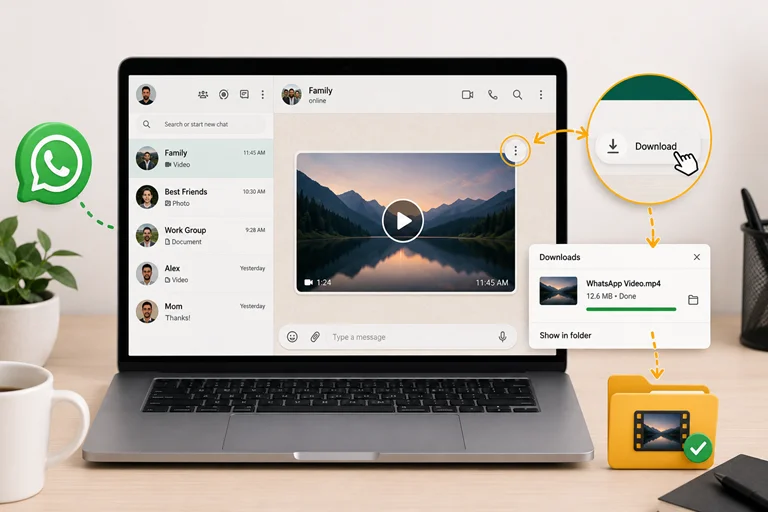 download whatsapp videos in pc mac