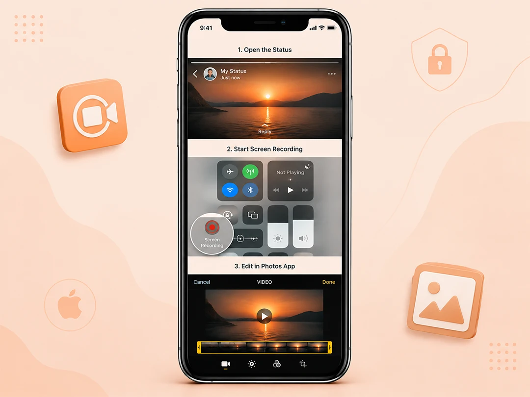 iOS screen recording