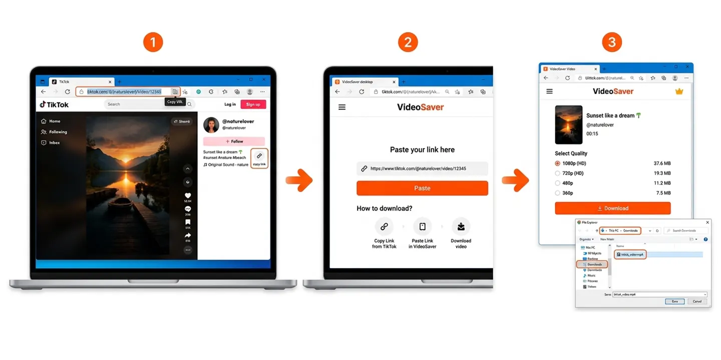download tiktok videos on windows