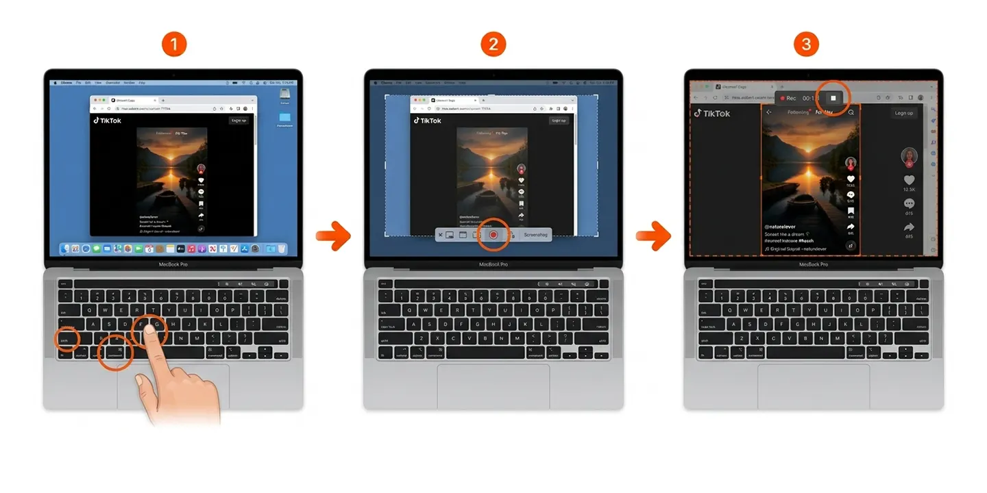 screen record on mac