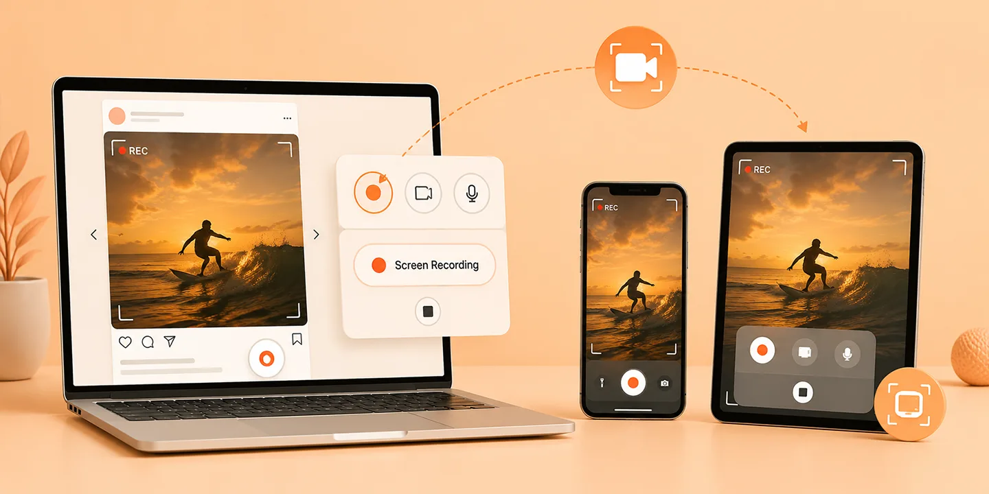 save instagram video screen recorder