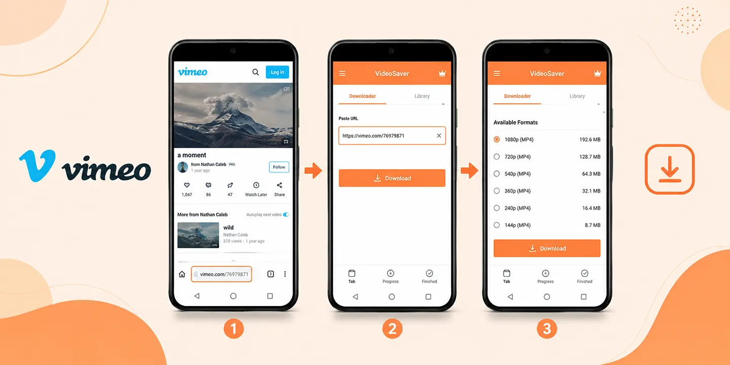 download vimeo videos android