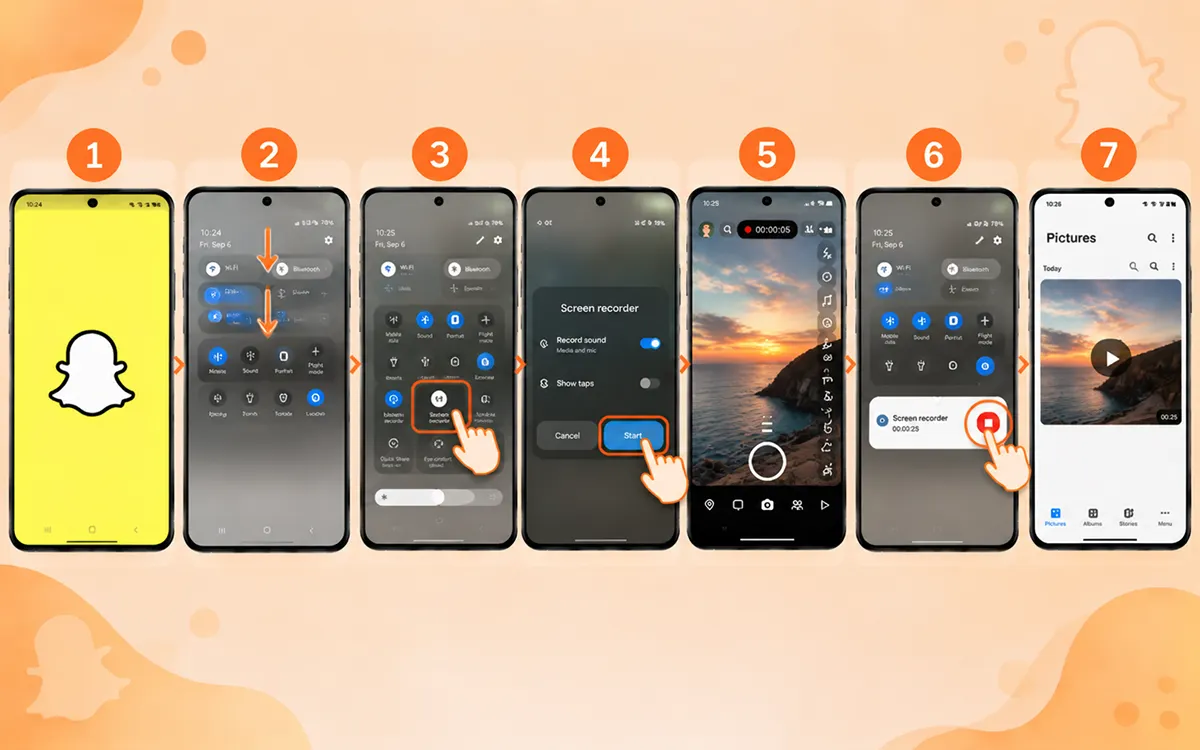 How Screen Recording Works On Snapchat Android