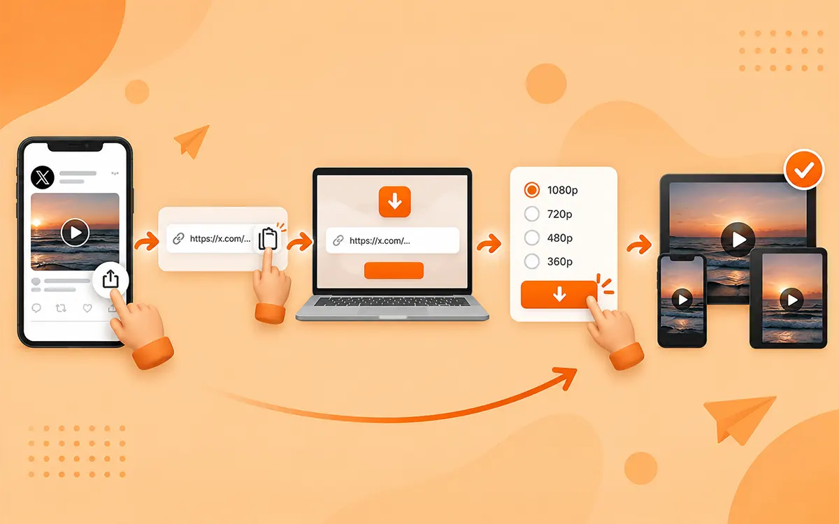 Save Twitter Videos With VideoSaver