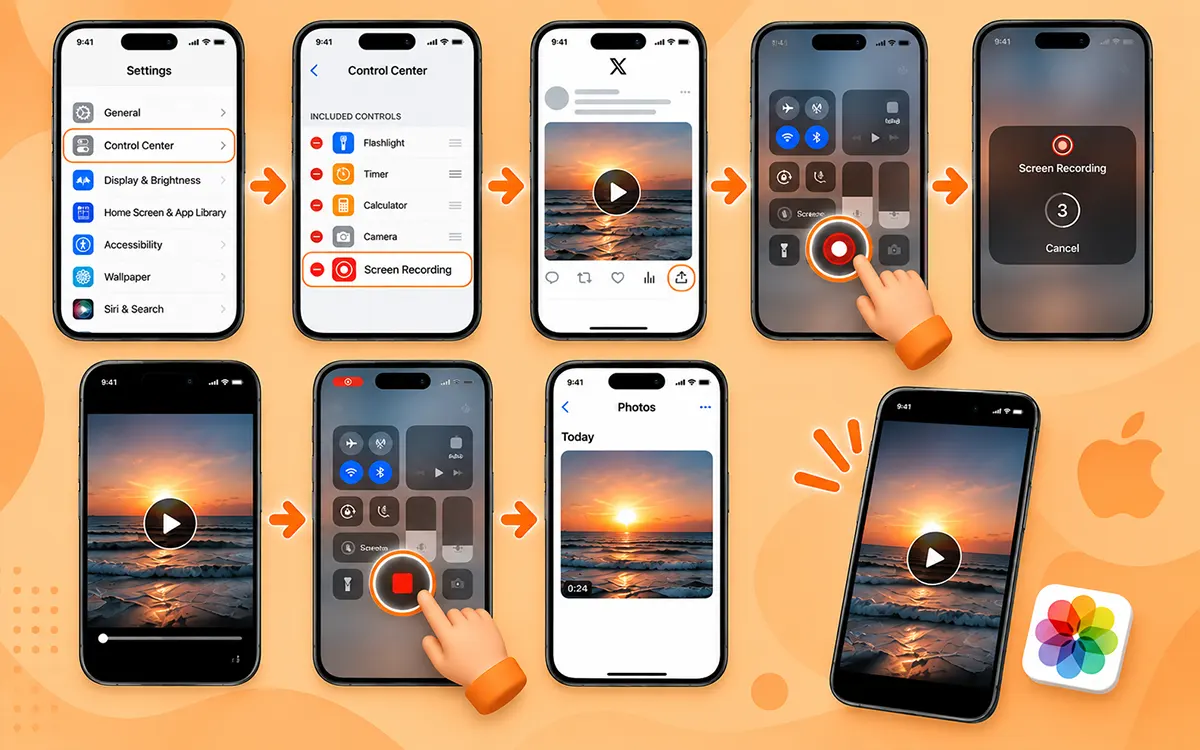 IPhone Screen Recording Video