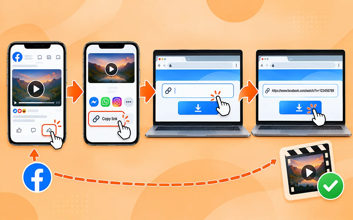 Retry Facebook Video Download Link