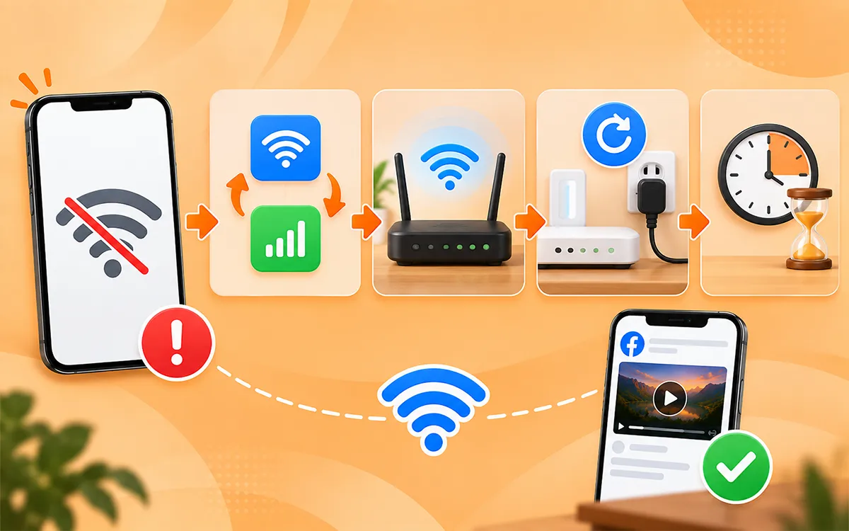 Check Internet Connection For Facebook Video Download