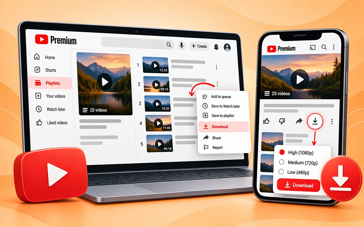 download youtube videos with premium