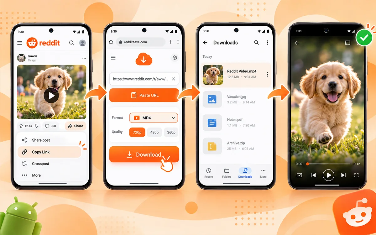 download reddit videos on android