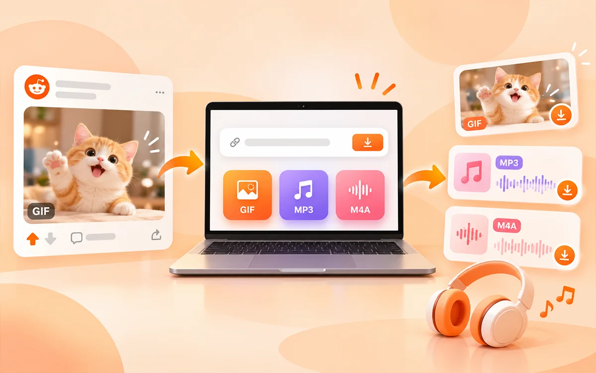 save reddit gifs and audio files