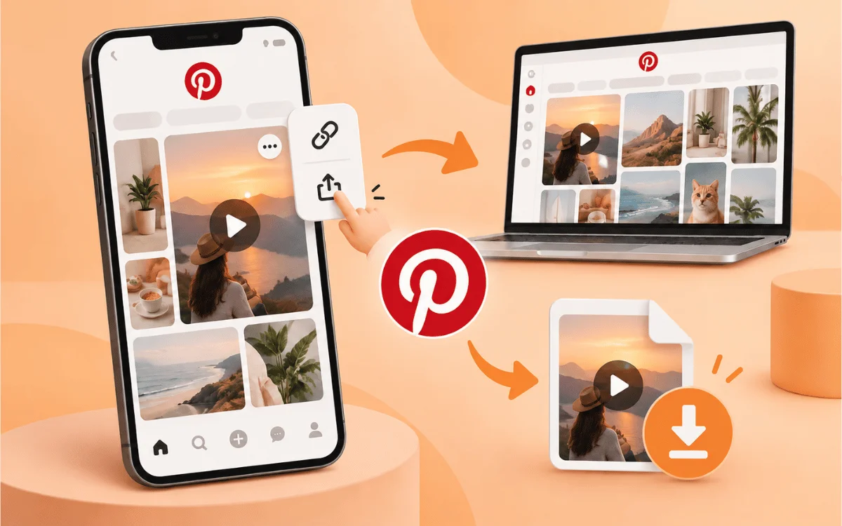 How to Download Videos from Pinterest in 2026 (Free and Easy)