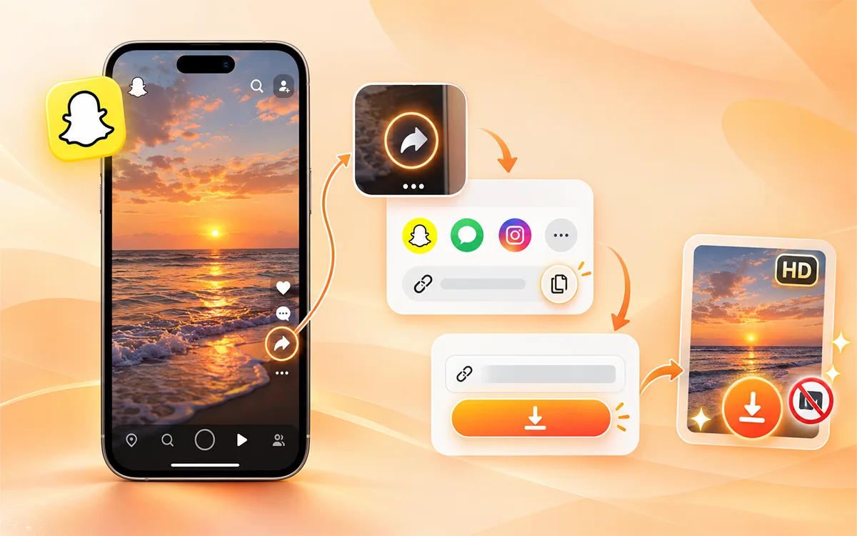 Download Snapchat Spotlight Videos Without Watermark