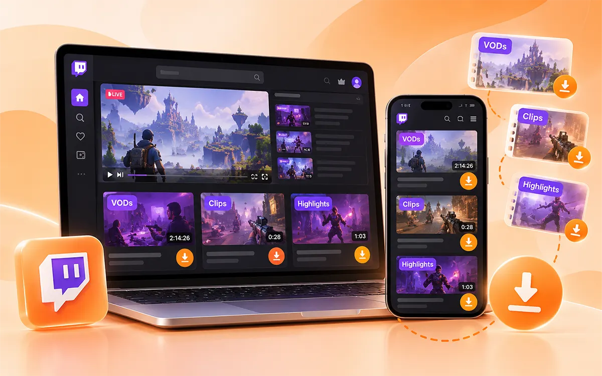 How to Download Twitch Videos—VODs, Clips, and Highlights