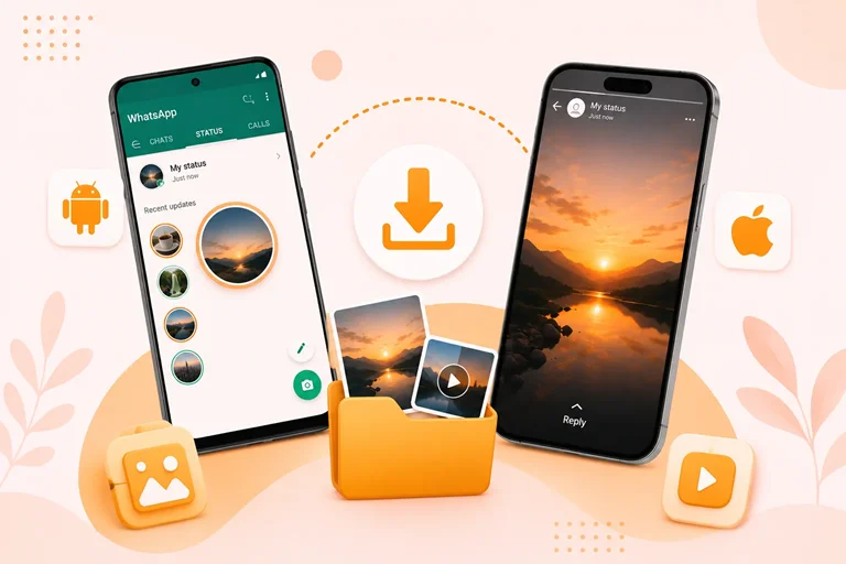 how to save whatsapp status on android or iphone