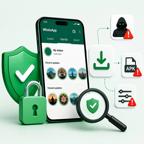 whatsapp status saver app security guide