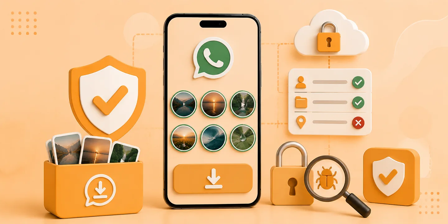 is wshatsApp status saver spp safer security review