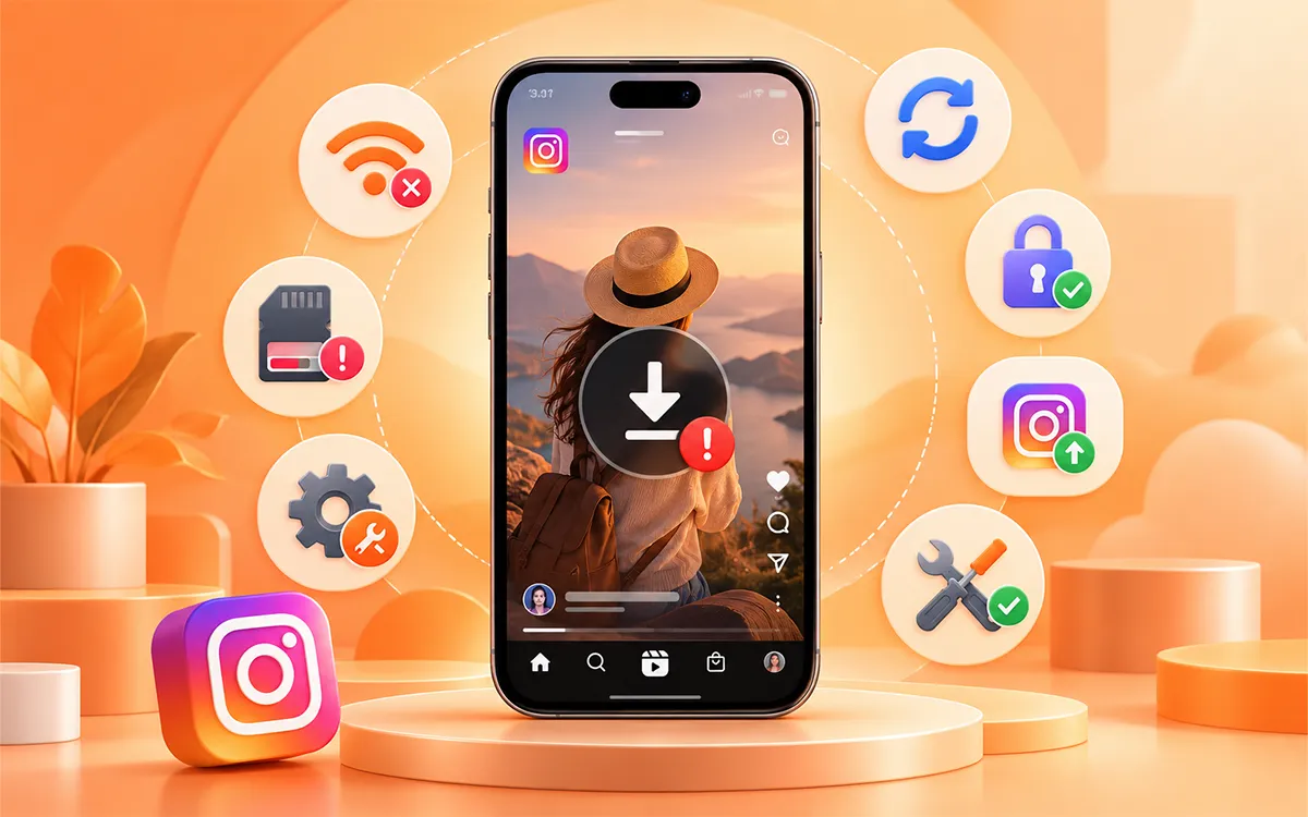 Instagram Video Won’t Download? Common Reasons & 7 Fixes